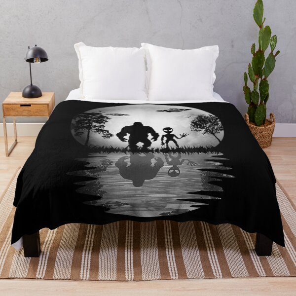 Item preview, Funny Alien Bigfoot Moon Sasquatch UFO For Boys Mens Womens designed and sold by ChristinaMauri.