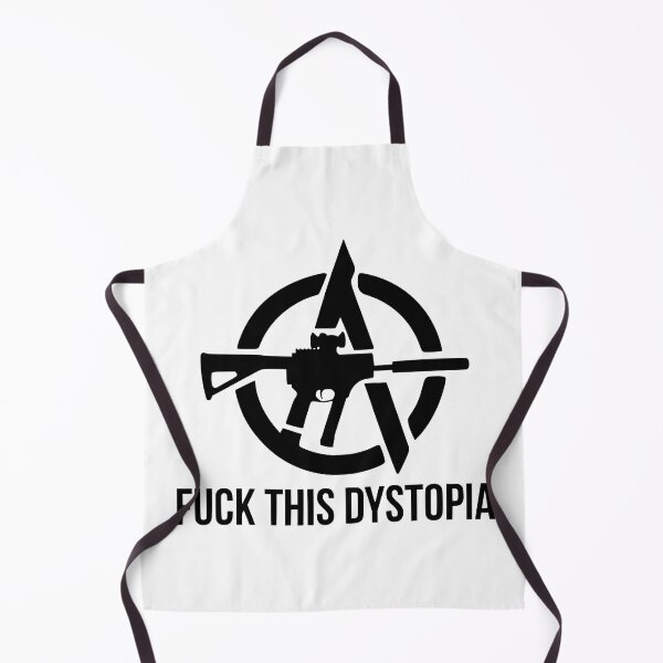 Item preview, FUCK THIS DYSTOPIA FGC9-MKII ANARCHY (WHITE) designed and sold by Liberancaps.