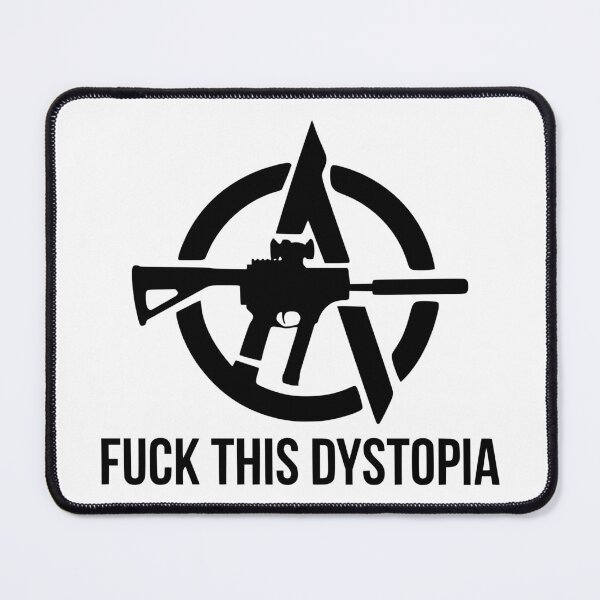 Item preview, FUCK THIS DYSTOPIA FGC9-MKII ANARCHY (WHITE) designed and sold by Liberancaps.