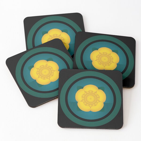 Item preview, Yellow Pong Lily Design - Transparent Background designed and sold by HighwaterArt.