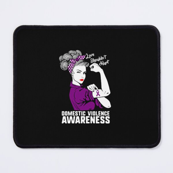 Item preview, Love shouldn't hurt domestic violence ribbon designed and sold by baotrinh58.