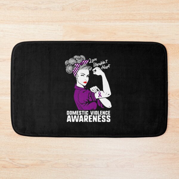 Item preview, Love shouldn't hurt domestic violence ribbon designed and sold by baotrinh58.