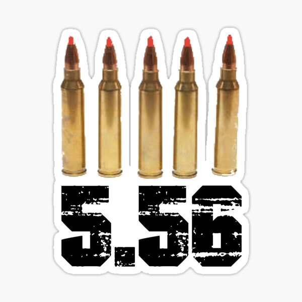 556 5.56 ammo can sticker label AR 15 Sticker