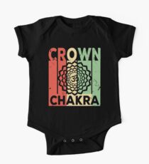 Yoga Crown Chakra Vintage Retro One Piece - Short Sleeve