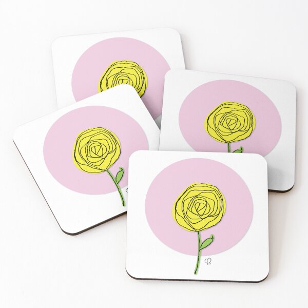 Aperçu de l'œuvre Rose jaune - Fleurs mélangées créée et vendue par CDS-AbstractArt.