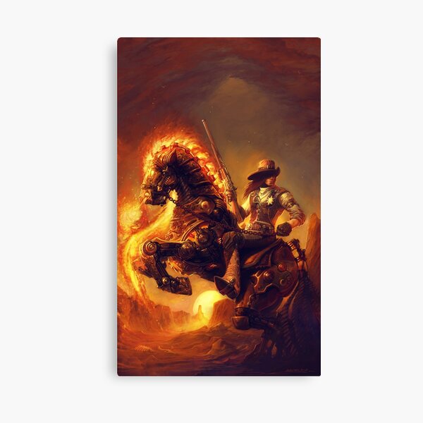 Steampunk Sheriff Canvas Print