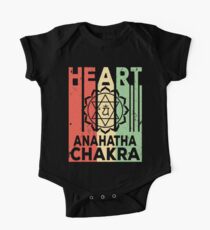 Yoga Heart Chakra Anahatha Vintage Retro One Piece - Short Sleeve