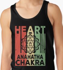 Yoga Heart Chakra Anahatha Vintage Retro Tank Top