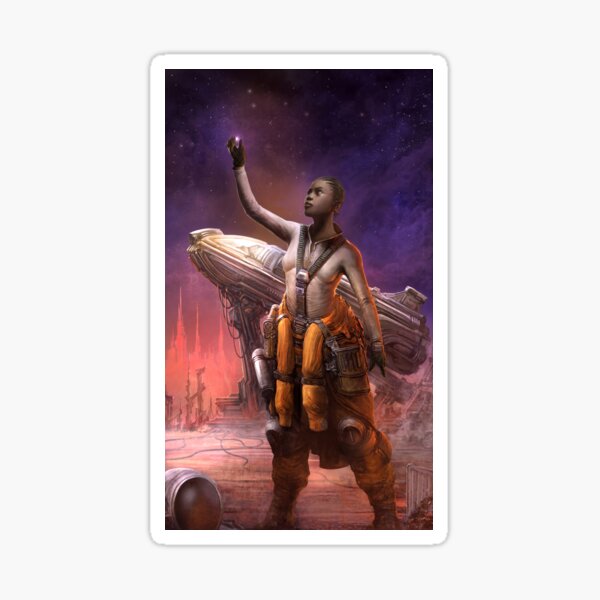 Steampunk Astronaut Sticker
