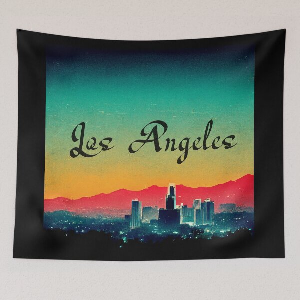 Item preview, Los Angeles View - Workart - Retro #2 designed and sold by The  Artwork.