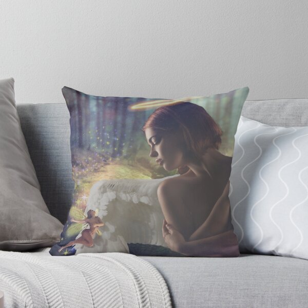 Item preview, Beautiful Angel with Fairy Fantasy Art designed and sold by Sandy Richter.