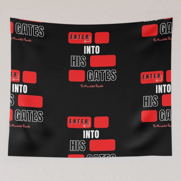 Item preview, ENTER into His Gates - Black designed and sold by TheReporter1.