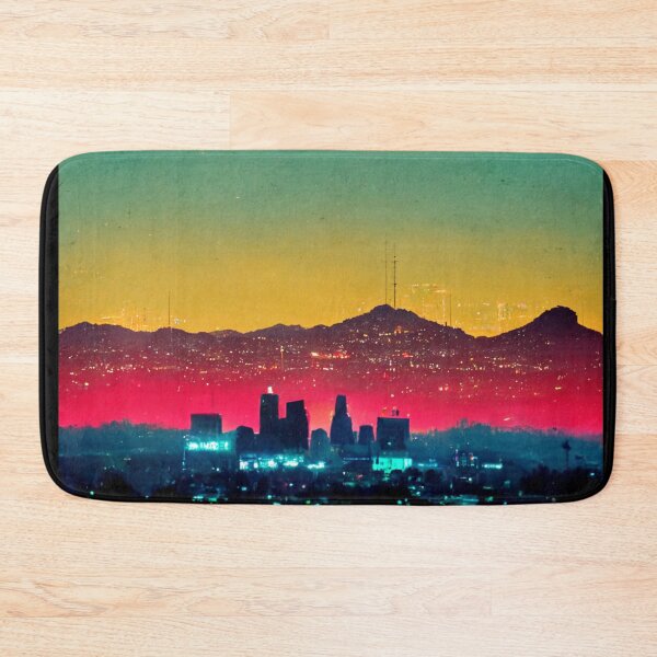Aperçu de l'œuvre Los Angeles View - Retro #2 créée et vendue par The Artwork.