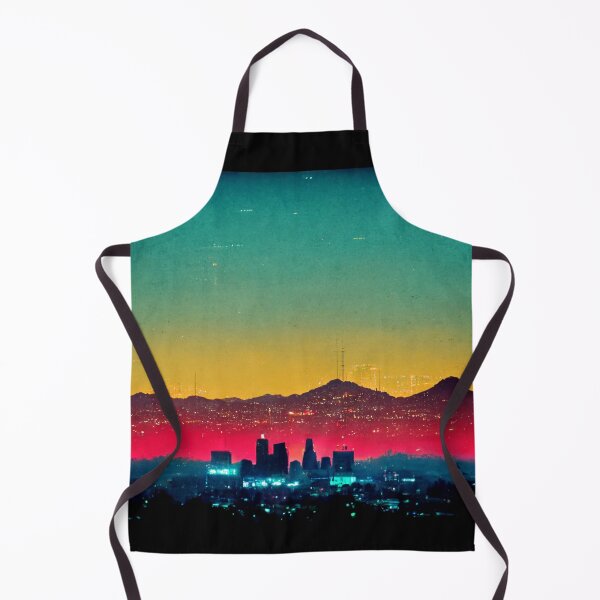 Aperçu de l'œuvre Los Angeles View - Retro #2 créée et vendue par The  Artwork.