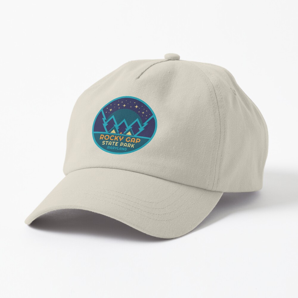 Rocky Gap State Park Maryland Starry Pines Logo Sticker