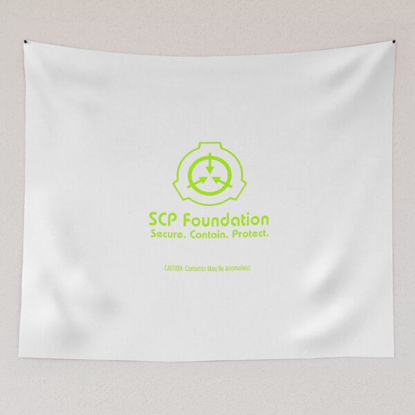 Item preview, SCP Foundation Logo Green (White) designed and sold by Omnavis.