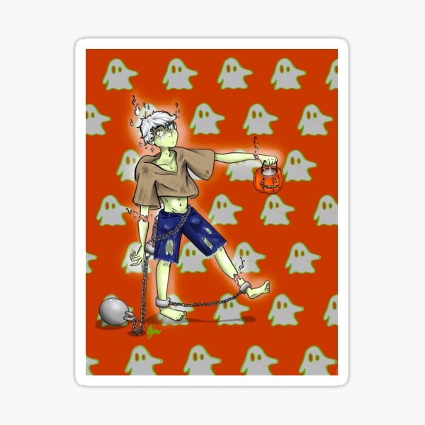 Ghost Boy Sticker