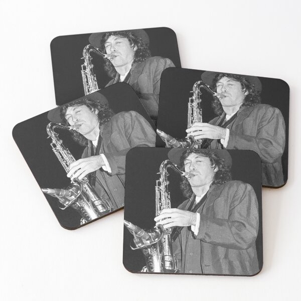 Item preview, Eric Bazilian - The Hooters - BW Photograph designed and sold by ConcertImages.