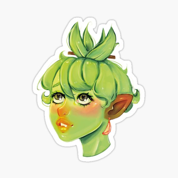 Grookey Girl Sticker For Sale By Tayskello Redbubble 