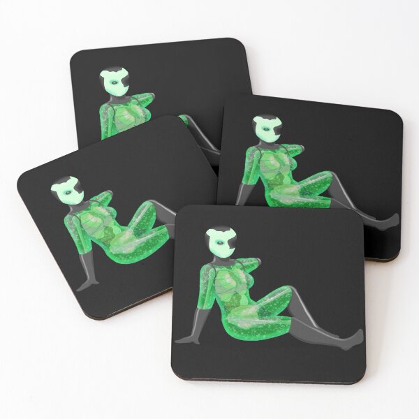 Item preview, Green Transparent Plastic Cyborg Girl designed and sold by C4ptainRavioli.