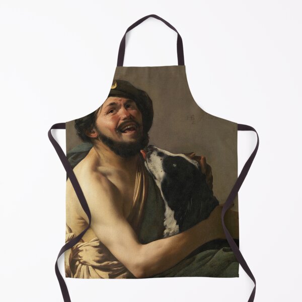 Item preview, A Laughing Bravo with His Dog | Hendrick ter Brugghen | 1628 Renaissance Art designed and sold by CJET.