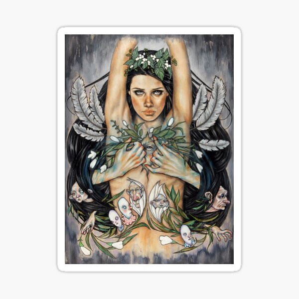 Fleur flétrie Sticker