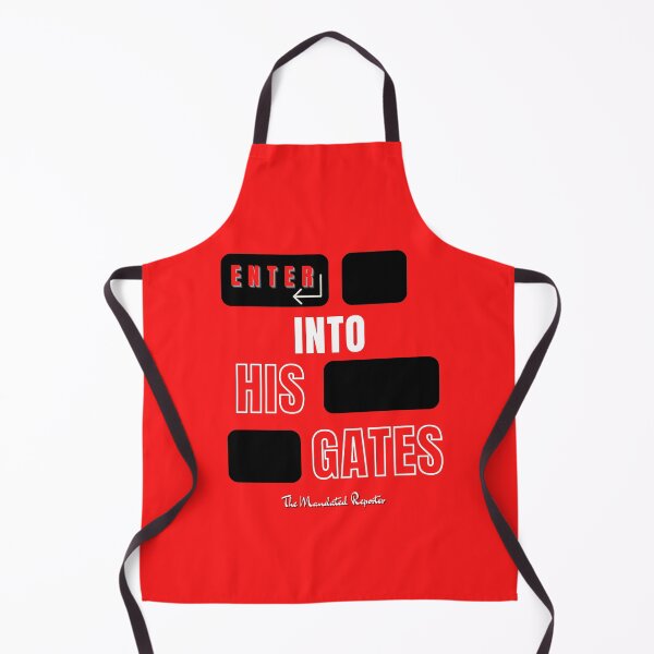 Item preview, ENTER into His Gates - Red and Black designed and sold by TheReporter1.