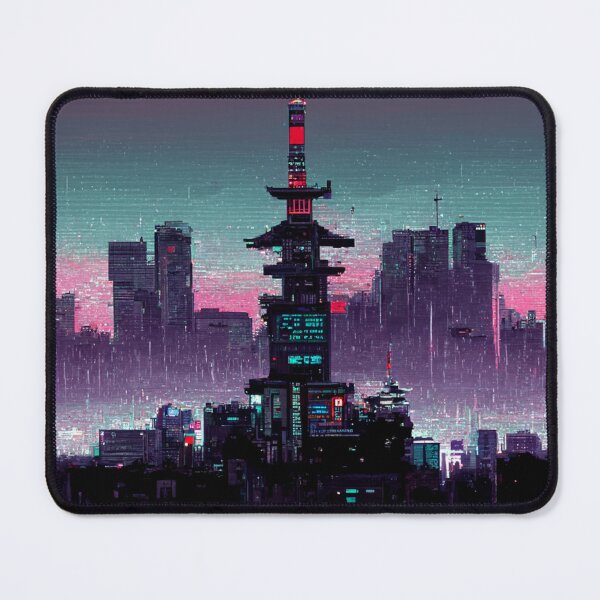 Artikelvorschau, Cyberpunk Japan Pixelart entworfen und verkauft von The Artwork.