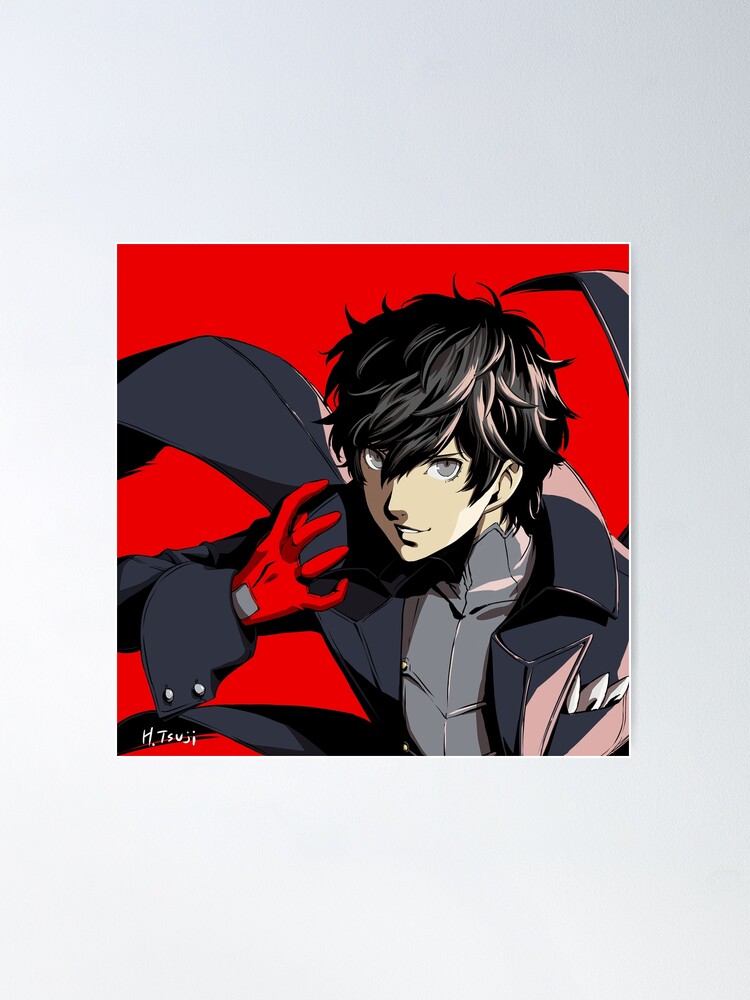 JOKER PERSONA 5' Poster, picture, metal print, paint by black kizz