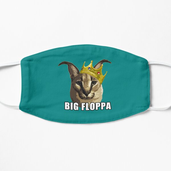 Da Big Floppa - New Rapper with King Crown, Floppa Cube Flop Flop Happy  Floppa Friday Drip, Fun, Original Art Pet Mat Bandana Cat Art Print for  Sale by Any Color Designs