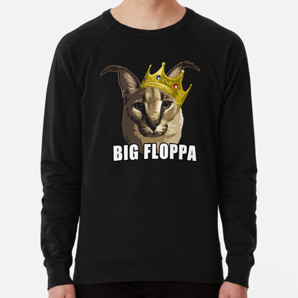 Da Big Floppa - New Rapper with King Crown, Floppa Cube Flop Flop Happy  Floppa Friday Drip, Fun