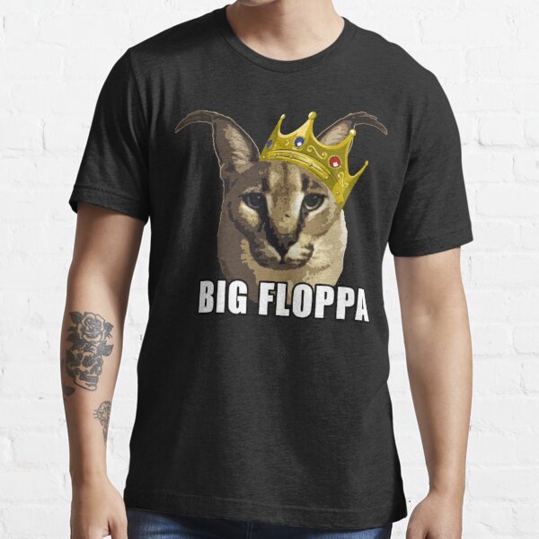 Big Floppa Meme Cat' Men's T-Shirt