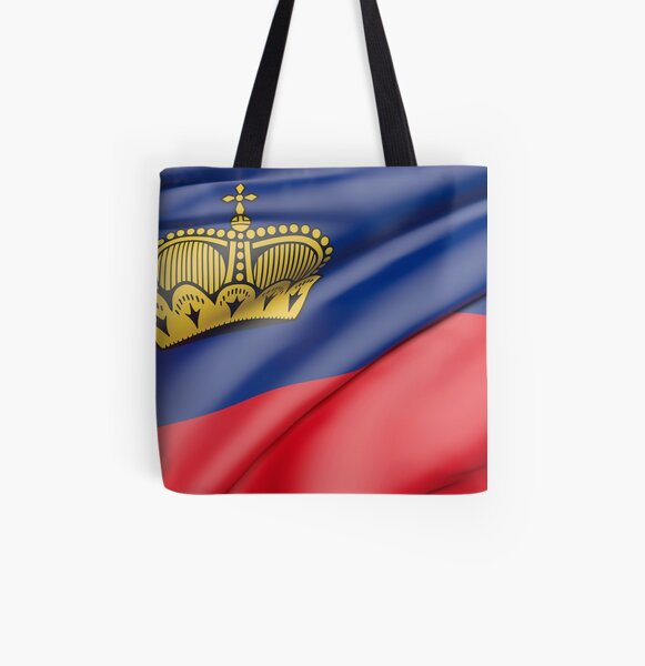 Liechtenstein flag All Over Print Tote Bag