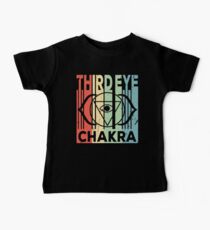 Yoga Third Eye Chakra Vintage Retro Baby Tee