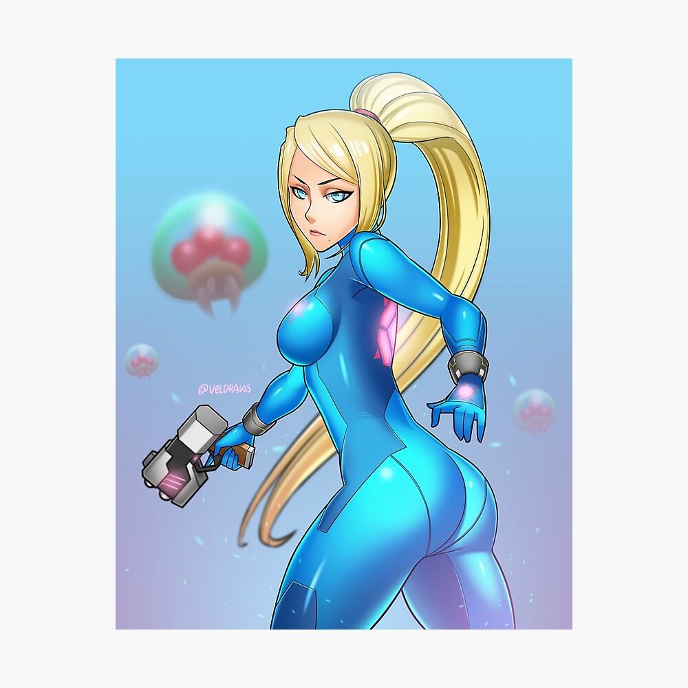 Póster for Sale con la obra «Zero Suit Samus» de velladonna | Redbubble