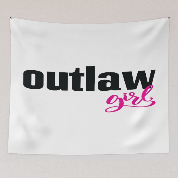 Item preview, Outlaw Girl designed and sold by WordsGamersUse.