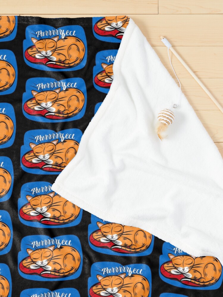 Alternate view of Purrrrfect Kitty by Art In The Garage Pet Blanket