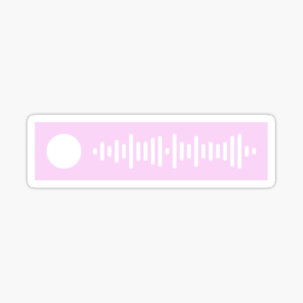 Lover Spotify Code - Taylor Swift Lover Sticker for Sale by bombalurina