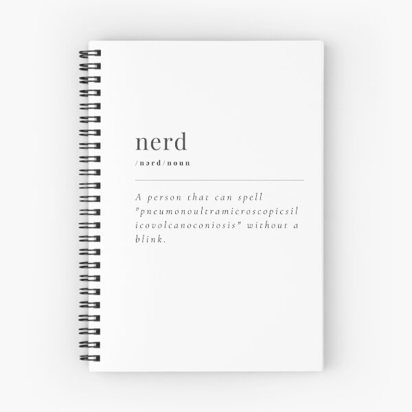 Aperçu de l'œuvre Nerd Mot Définition Humour créée et vendue par jingenuity.