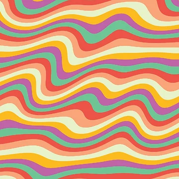 Artwork thumbnail, Retro Colorful Abstract Pattern by ind3finite