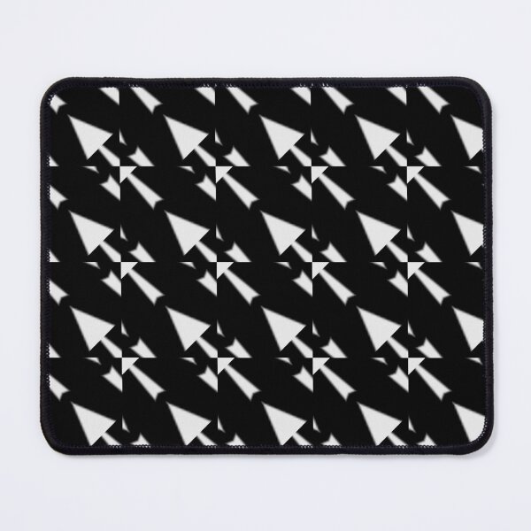 Item preview, Black and White Bold Blocks Arrows Abstract Pattern 5  designed and sold by tranquilbeach.