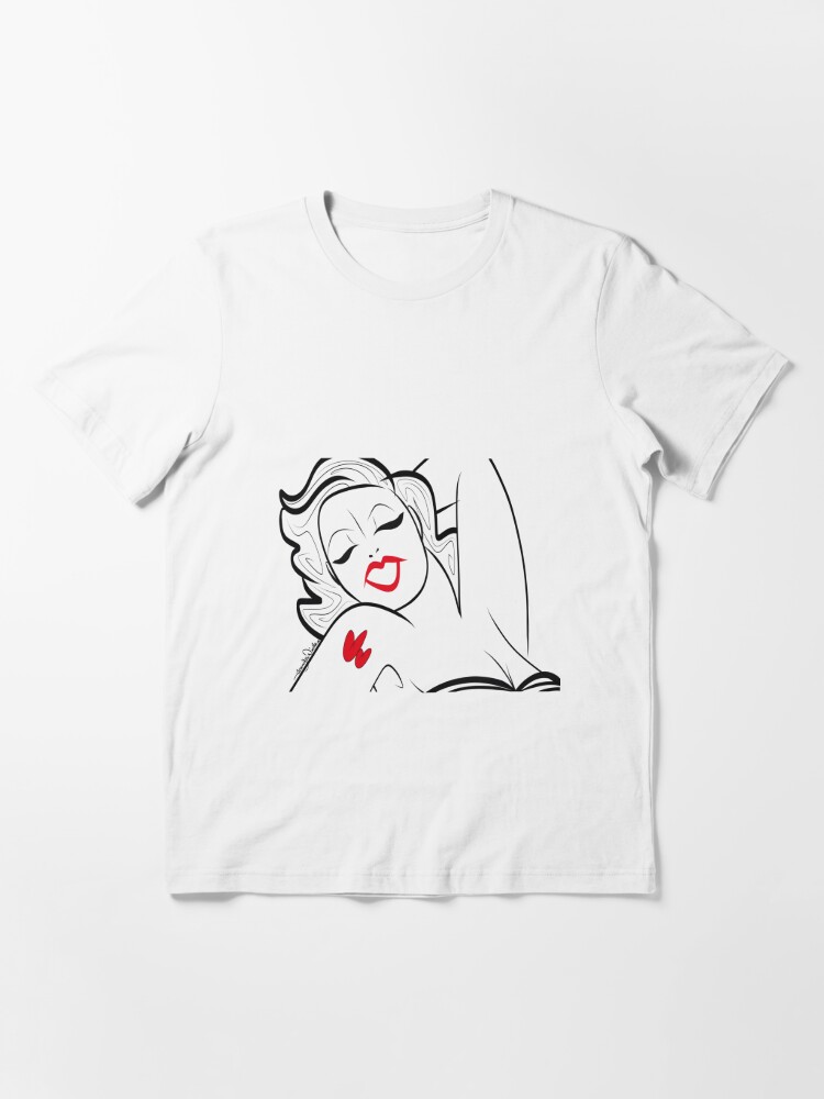 Essential T-Shirt, Pin Up Fun by Art In The Garage designed and sold by artinthegarage