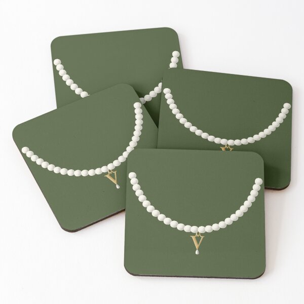 Item preview, Anne Boleyn Necklace (Letter V) (With Background) designed and sold by BadgertheBagel.