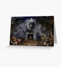 Samhain Goddess : The Crone Greeting Card