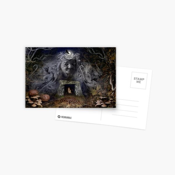 Samhain Goddess : The Crone Postcard