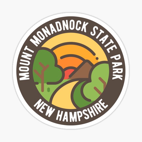 mount monadnock state park new hampshire mountain summer Sticker