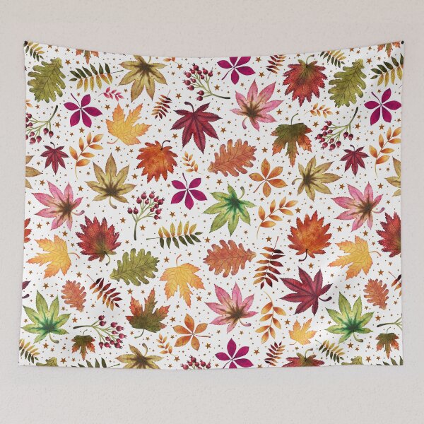 Item preview, Autumn Leaves on White designed and sold by KConfetti.