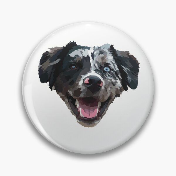 Item preview, Blue Merle Australian Shepherd Aussie Puppy Dog designed and sold by novaveradesign.