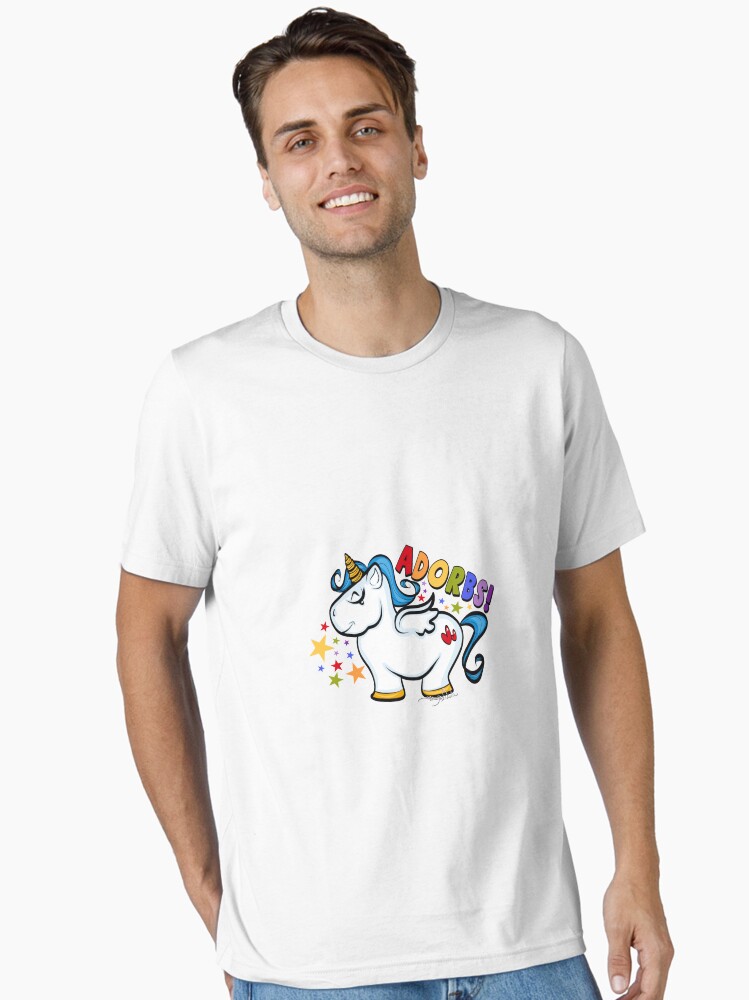 Thumbnail 2 of 7, Essential T-Shirt, Adorbs Unicorn by Art In The Garage designed and sold by artinthegarage.