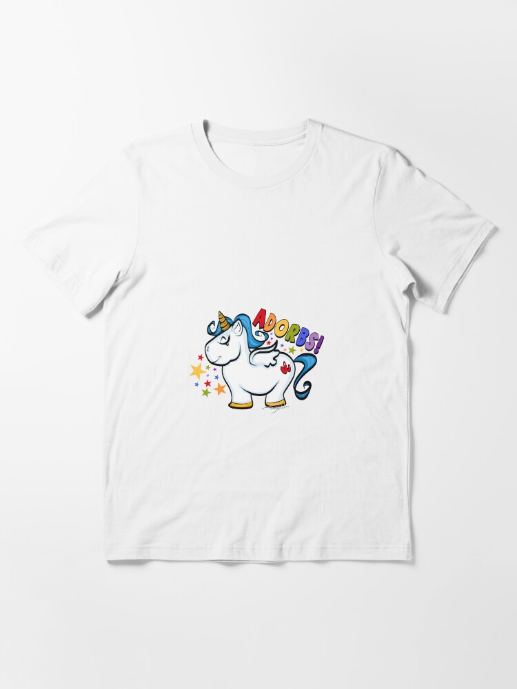 Thumbnail 3 of 7, Essential T-Shirt, Adorbs Unicorn by Art In The Garage designed and sold by artinthegarage.